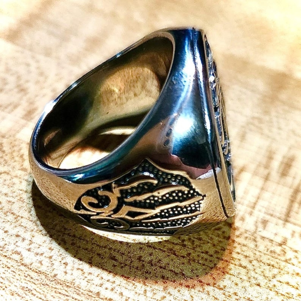 Viking Wolf Ring, Fenrir Wolf Viking Ring, Wolf Claw Ring, Stainless Steel Ring - Picture 8 of 10